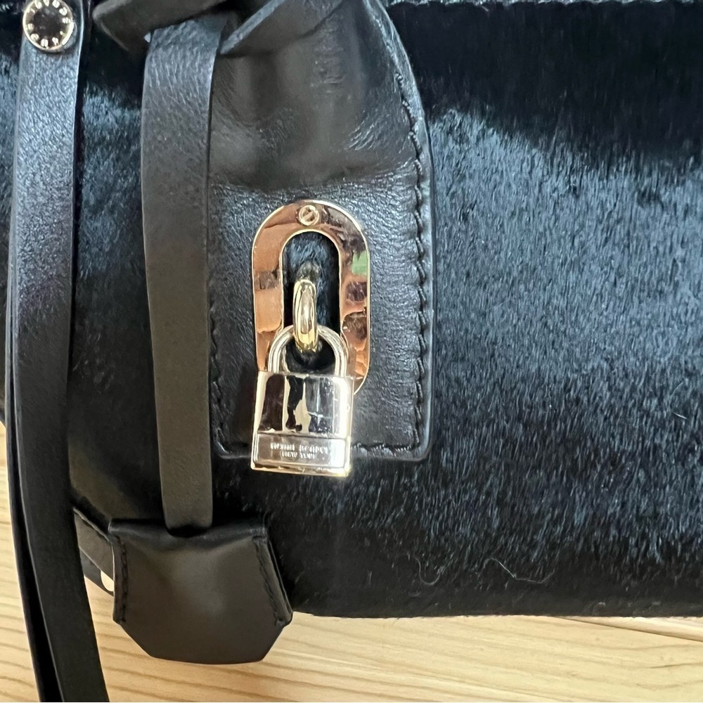 RETIRED- Henri Bendel Calfskin Satchel - Picture 2 of 6